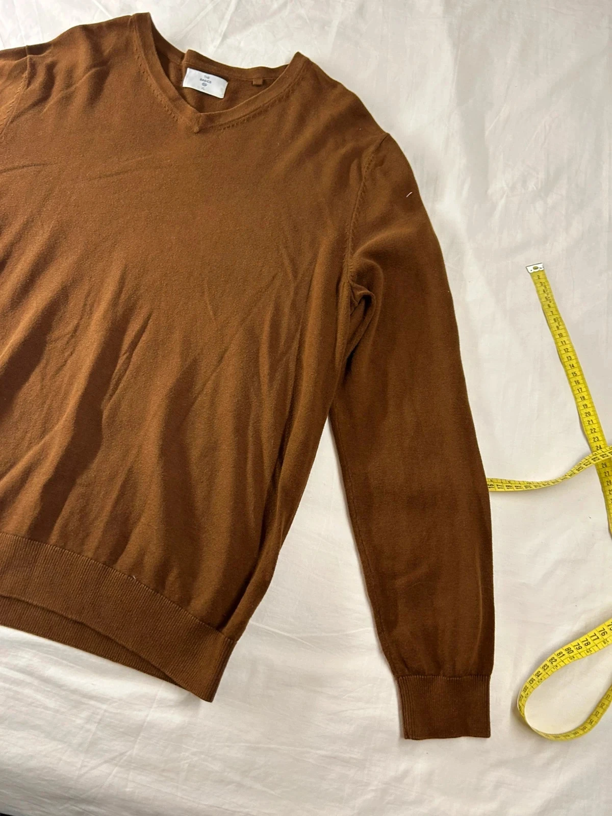 The Basics bruine V-hals trui – photo 3